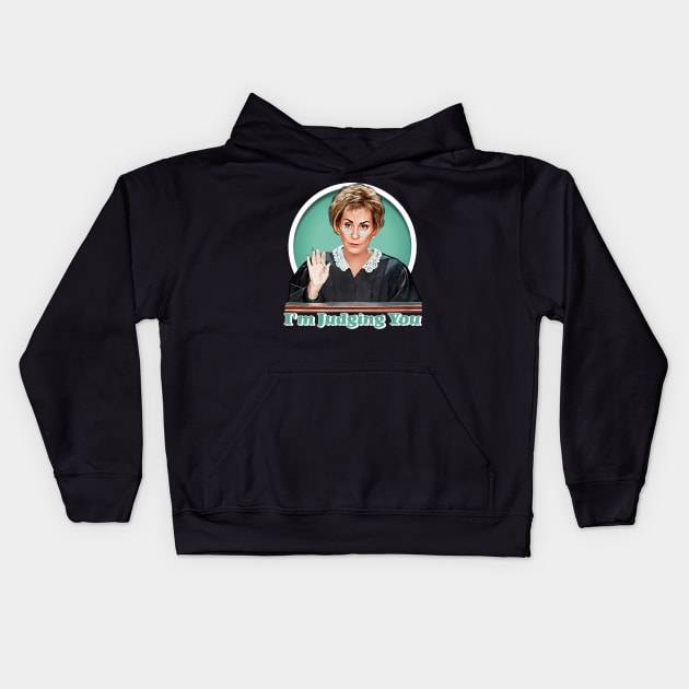 Judge Judy Kids Hoodie by Indecent Designs